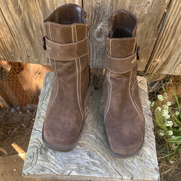 High Sierra Bown Suede "Tabbie" Boots size 8 - Picture 4 of 14